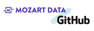 Mozart Data Logo Next to GitHub